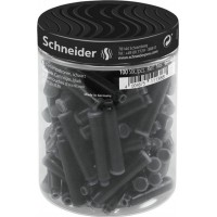 Стрижень картридж для чорнильних перових ручок "SCHNEIDER" / S6801/ 100 шт в уп., чорні (1/6)