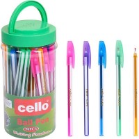 Ручка масляна "Cello" /CL-578L/ синя, 50шт в банці (50)