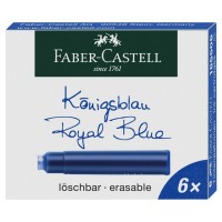 Стрижень картридж для чорнильних ручок "FC" /185506/ синій, 6шт в упак.