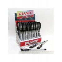 Ручка масляна "PIANO" PТ-195С "Classic" Чорна (50)