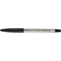 Ручка кулькова "BM.8100-02" чорна з гумовим грипом (50/1000)