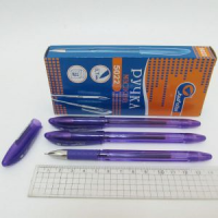 Ручка кулькова "JO" 5022 "Easy Office" ФІОЛЕТРВА, з гум. грип, 0.7 мм (12/144)