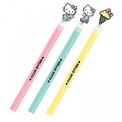 Ручка гелева "Пиши-стирай" "Kite" /HK23-352/ Hello Kitty синя (36/1296) - Канц Київ для вас