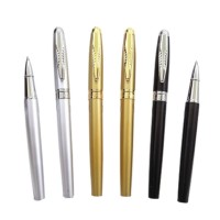 Ручка капілярна "Baixin" /RP950/(-1-2-3)/ металева, синя, мікс (12/600)