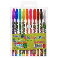 Набір гелевих ручок "JO" /528-10/ "Glitter pens" 10кол., PVC (1/12/288)