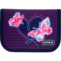 Пенал "Kite" /K21-622-3/ 1 від., 2 відв., без напов. Butterflies (47294) (1/45)