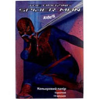 Папір кольоровий А4/10 "Kite" /SM13-251K/ бархатистий, Spider-man (10арк/10кол)