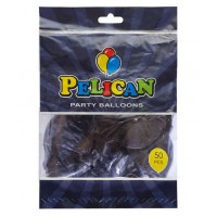 Кульки повітряні "Pelican" /1250-840/ 12' (30 см), пастель фіолетовий темний, 50шт/уп (1/100)