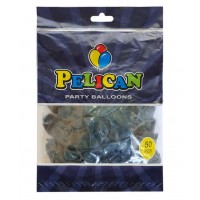 Кульки повітряні "Pelican" /1250-853/ 12' (30 см), пастель зелений пляшковий, 50шт/уп (1/100)