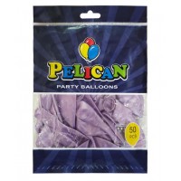 Кульки повітряні "Pelican" /1250-750/ 12' (30 см), перламутр фіолетовий, 50шт/уп (1/100)