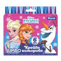 Мел цветной 1Вересня JUMBO, 6 шт. "Frozen"