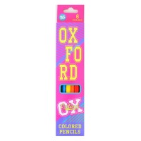 Олівці кольорові "Yes" 6 кол. /290402/ "Oxford"(pink) (1/24/480)