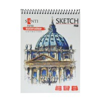 Альбом для акварели SANTI "Travelling", А5, "Paper Watercolour Collection", 20л, 200г/м2