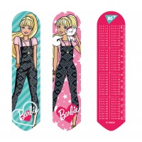 Закладки 2D "Yes" /707354/ "Barbie" + лін. + табл. множ., 19*4,5 см (1/100)