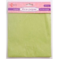 Рисовий папір "Santi" /952722/ зелений, 50*70 см (1/300)