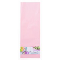 Пленка для упаковки и декорирования, светло-розовый, 60*60см, 10 листов.