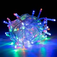 Электрогирлянда светодиодная Yes! Fun "Christmas time", 100 ламп, многоцветная, 5м., 8 реж