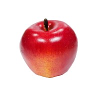 Яблоко красное с желтым, 7*7см