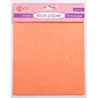 Рисовий папір "Santi" /952713/ помаранчевий, 50*70 см (1/300)