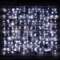 Электрогирлянда-штора светодиодная Yes! Fun "Christmas time",238 ламп,холодно-белая, 1.95м