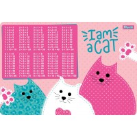 Подложка для стола 1Вересня детская "I am a cat" (табл.умножения)