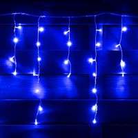 Электрогирлянда-штора светодиодная Yes! Fun "Christmas time",84 лампы, голубая, 2.1м