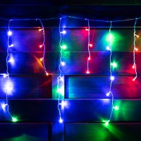 Электрогирлянда-штора светодиодная Yes! Fun "Christmas time",84 лампы, многоцветная, 2.1м
