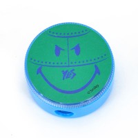 Точилка круглая "Smiley World"(blue)